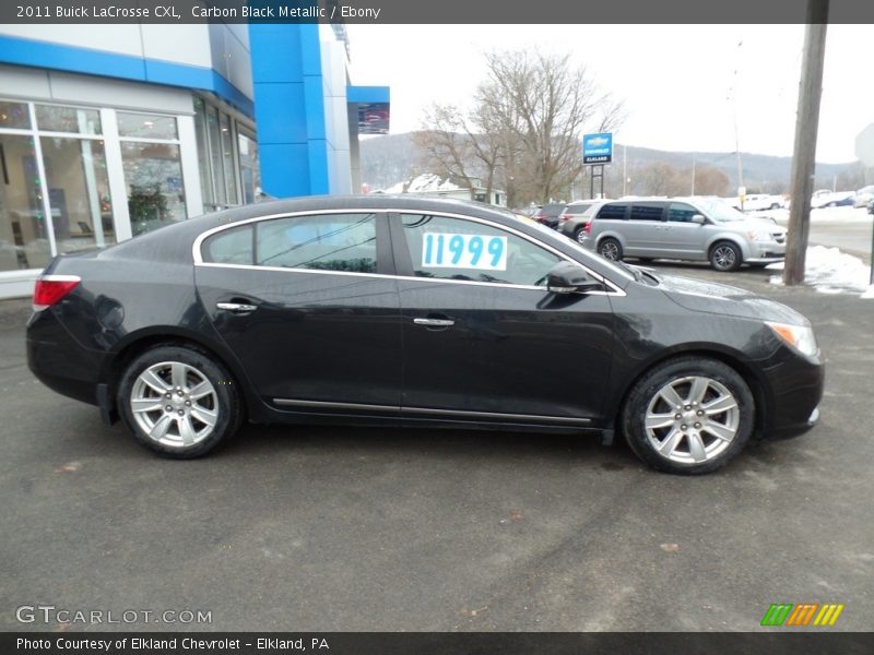 Carbon Black Metallic / Ebony 2011 Buick LaCrosse CXL