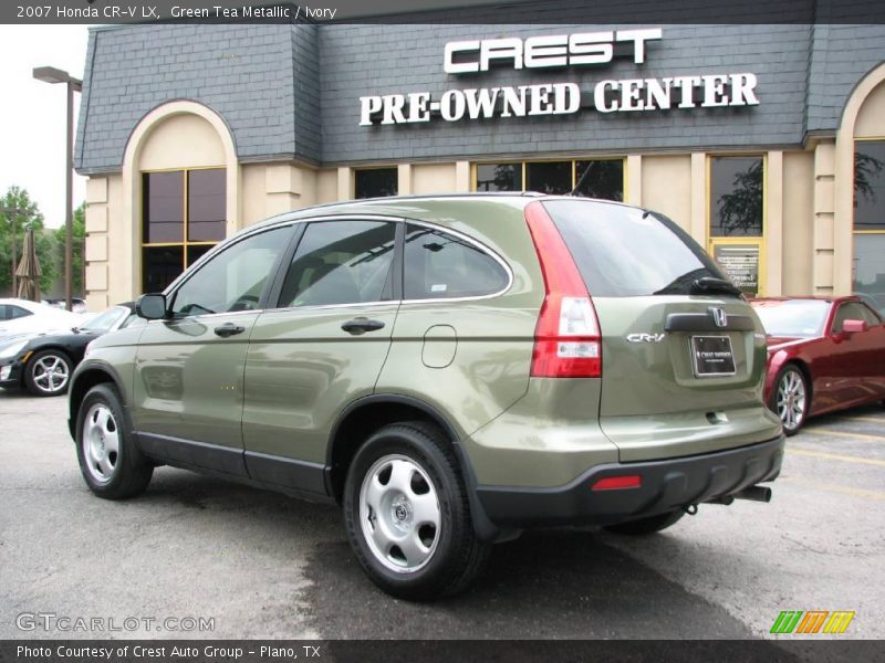 Green Tea Metallic / Ivory 2007 Honda CR-V LX