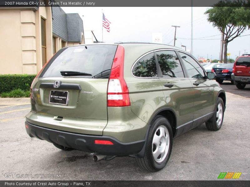 Green Tea Metallic / Ivory 2007 Honda CR-V LX