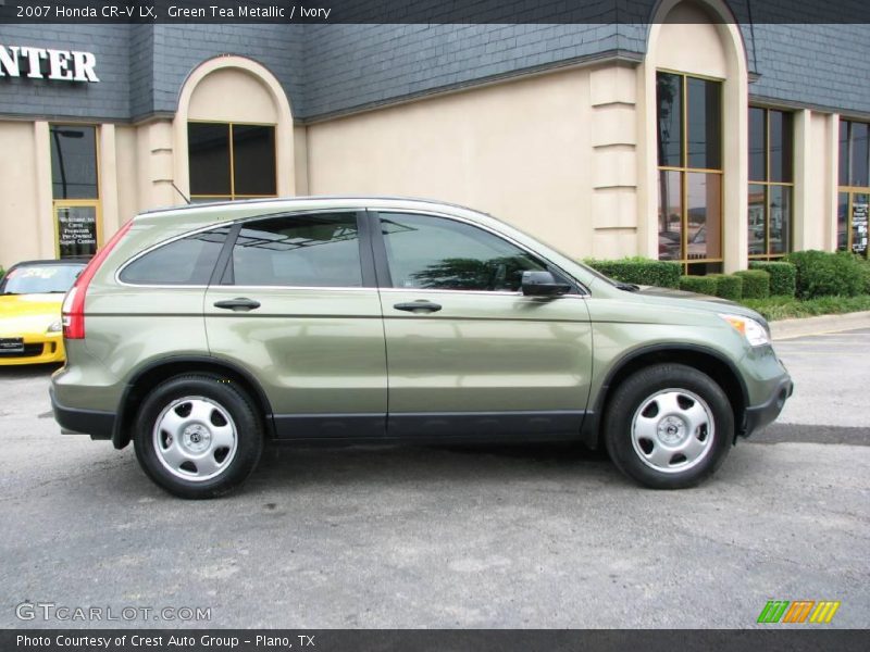 Green Tea Metallic / Ivory 2007 Honda CR-V LX