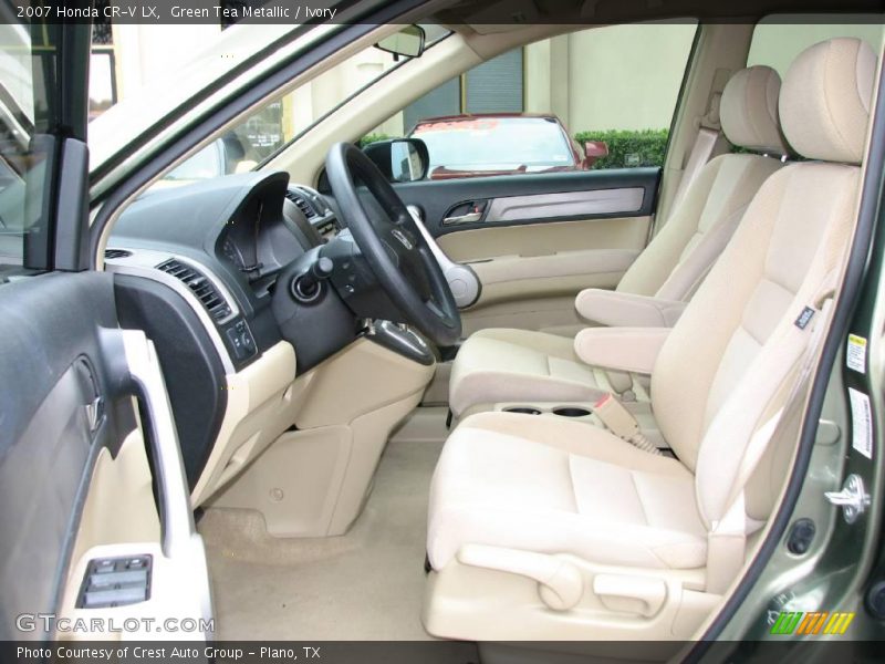 Green Tea Metallic / Ivory 2007 Honda CR-V LX