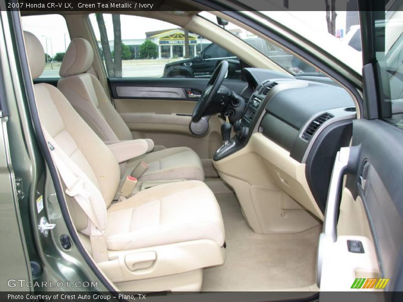 Green Tea Metallic / Ivory 2007 Honda CR-V LX