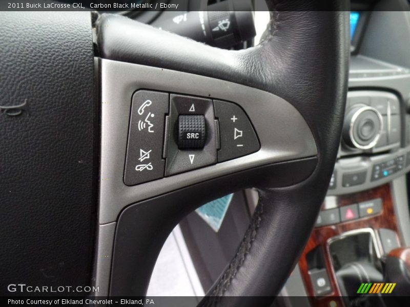 Carbon Black Metallic / Ebony 2011 Buick LaCrosse CXL