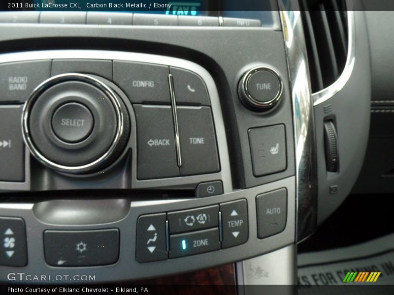 Carbon Black Metallic / Ebony 2011 Buick LaCrosse CXL