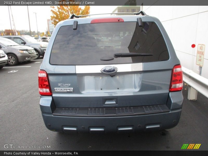 Steel Blue Metallic / Camel 2012 Ford Escape Limited 4WD