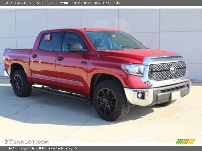 Barcelona Red Metallic / Graphite 2019 Toyota Tundra TSS Off Road CrewMax