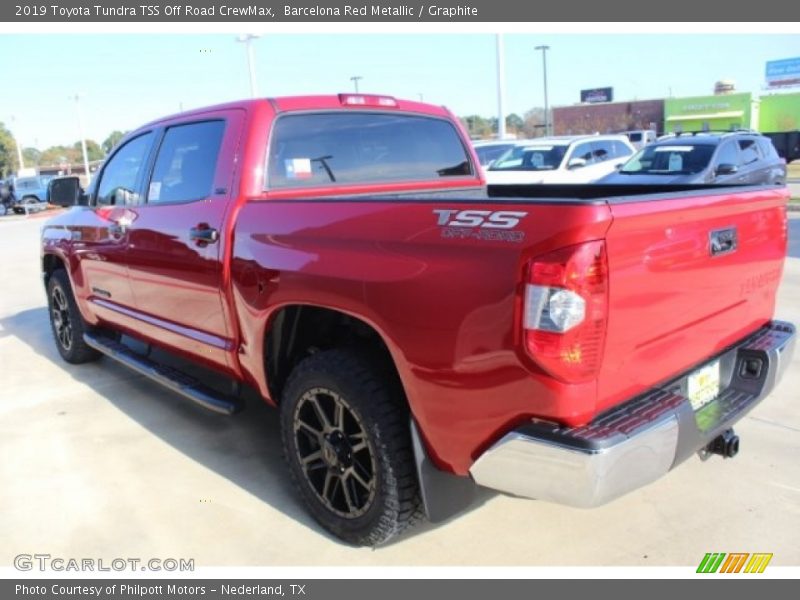 Barcelona Red Metallic / Graphite 2019 Toyota Tundra TSS Off Road CrewMax