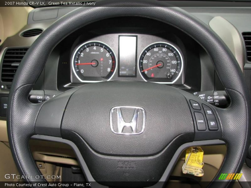 Green Tea Metallic / Ivory 2007 Honda CR-V LX