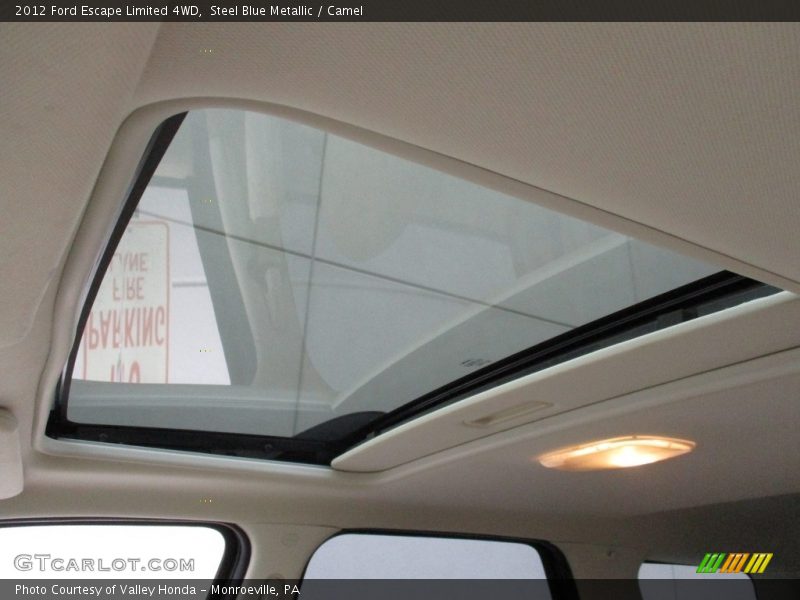 Steel Blue Metallic / Camel 2012 Ford Escape Limited 4WD