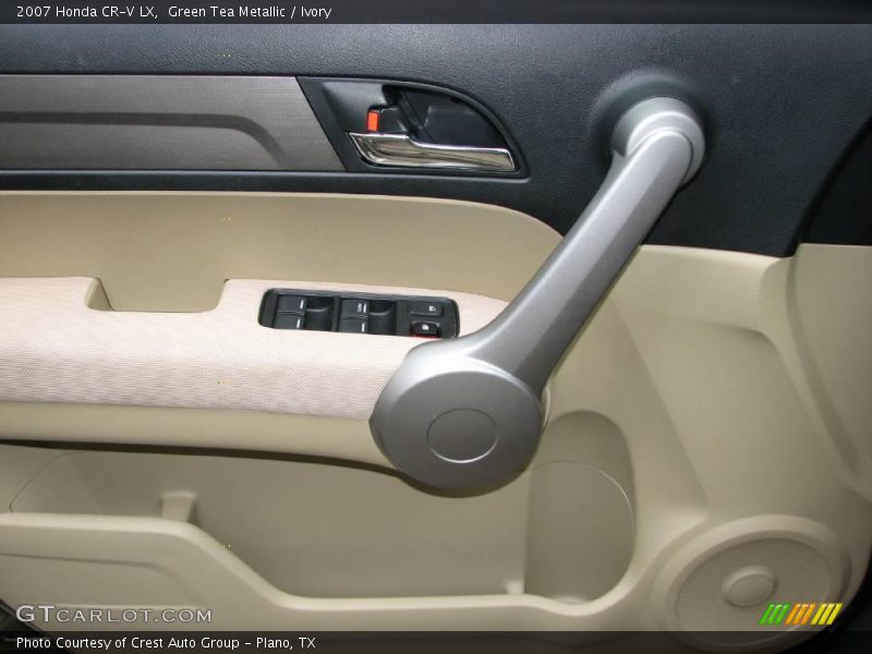 Green Tea Metallic / Ivory 2007 Honda CR-V LX