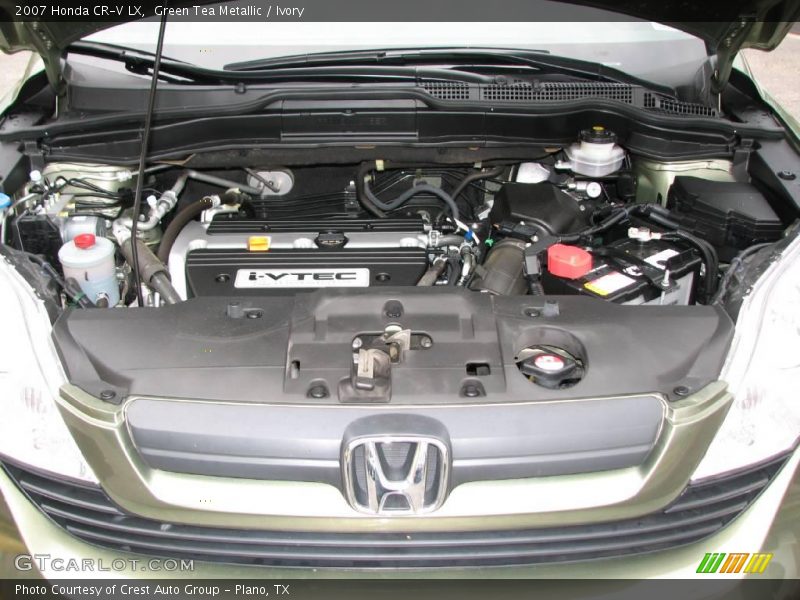 Green Tea Metallic / Ivory 2007 Honda CR-V LX