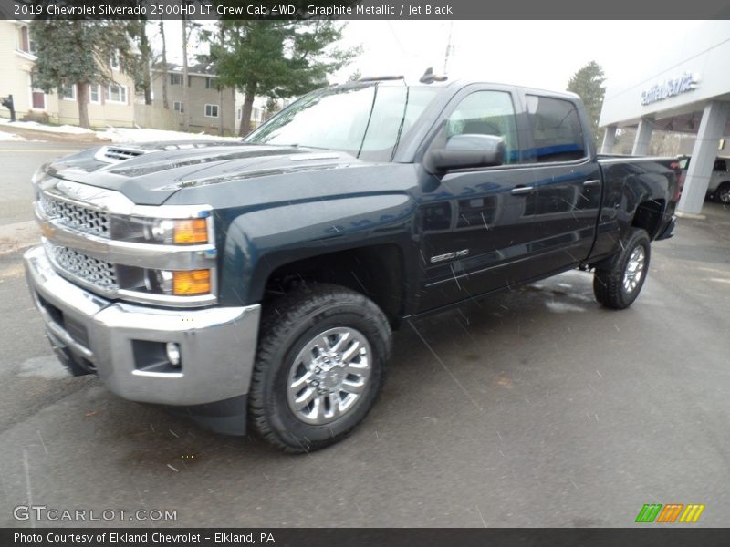 Graphite Metallic / Jet Black 2019 Chevrolet Silverado 2500HD LT Crew Cab 4WD