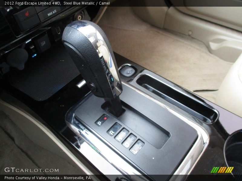 Steel Blue Metallic / Camel 2012 Ford Escape Limited 4WD