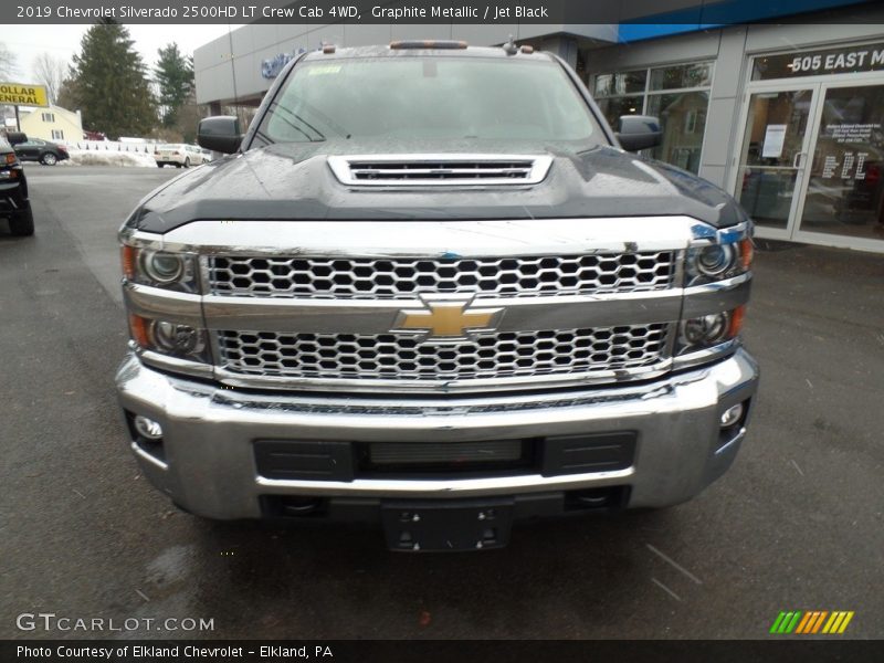 Graphite Metallic / Jet Black 2019 Chevrolet Silverado 2500HD LT Crew Cab 4WD