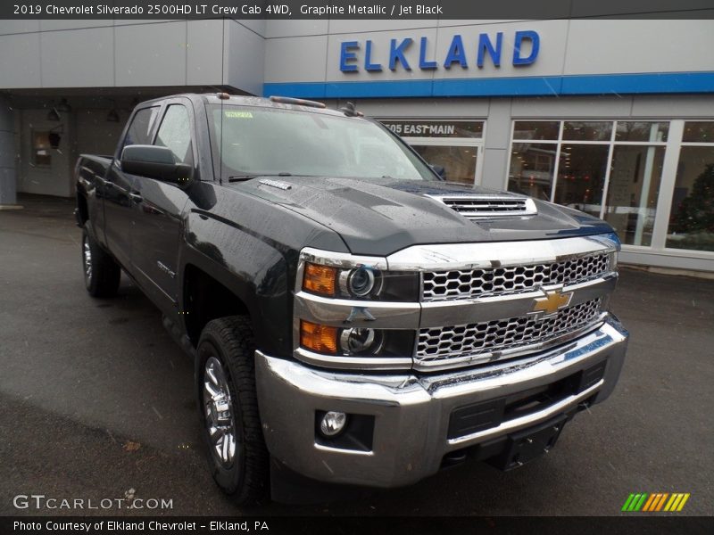 Graphite Metallic / Jet Black 2019 Chevrolet Silverado 2500HD LT Crew Cab 4WD