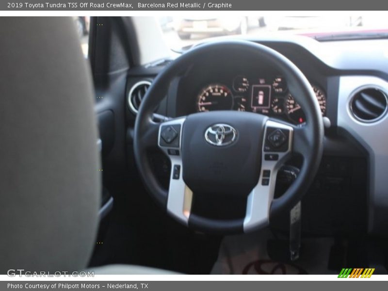 Barcelona Red Metallic / Graphite 2019 Toyota Tundra TSS Off Road CrewMax