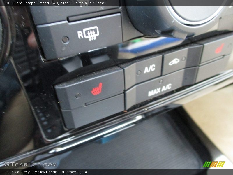 Steel Blue Metallic / Camel 2012 Ford Escape Limited 4WD