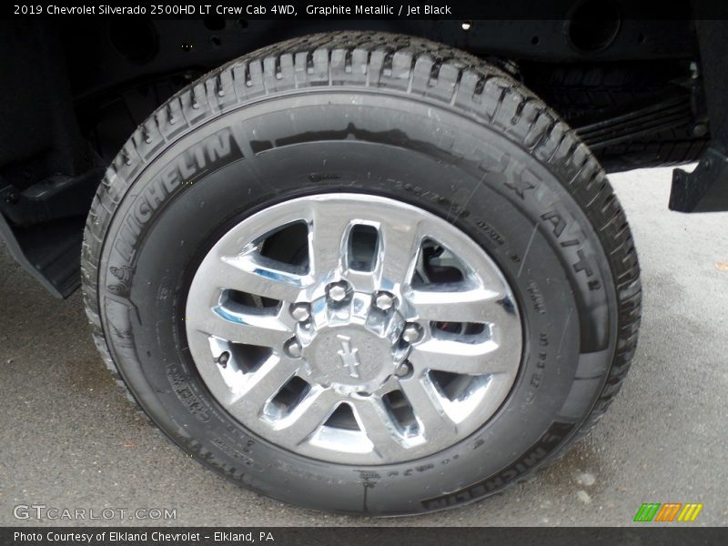 Graphite Metallic / Jet Black 2019 Chevrolet Silverado 2500HD LT Crew Cab 4WD