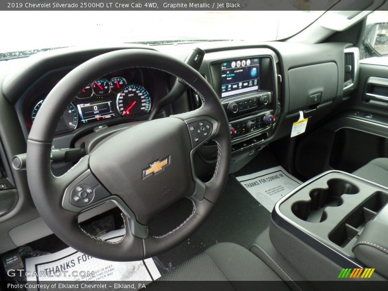Graphite Metallic / Jet Black 2019 Chevrolet Silverado 2500HD LT Crew Cab 4WD