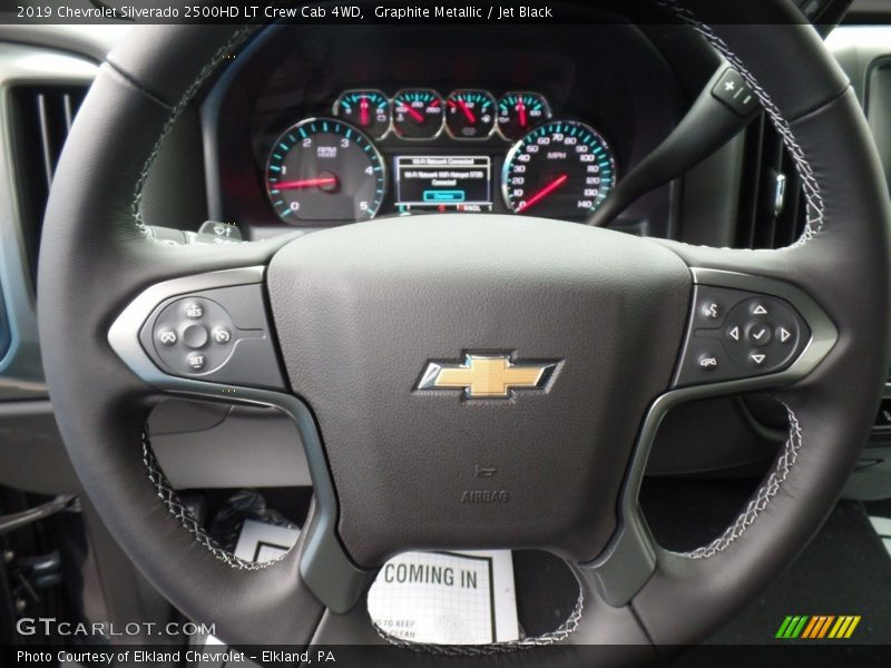 Graphite Metallic / Jet Black 2019 Chevrolet Silverado 2500HD LT Crew Cab 4WD