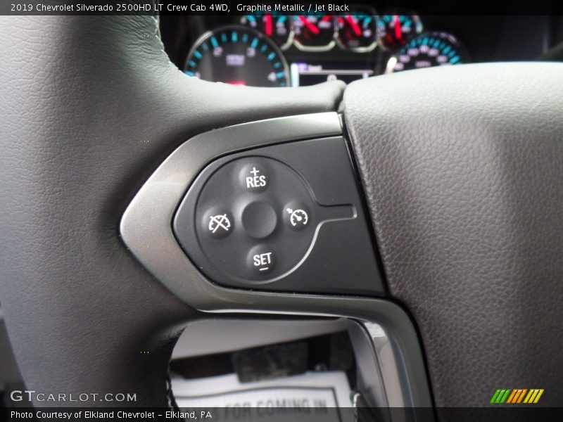 Graphite Metallic / Jet Black 2019 Chevrolet Silverado 2500HD LT Crew Cab 4WD
