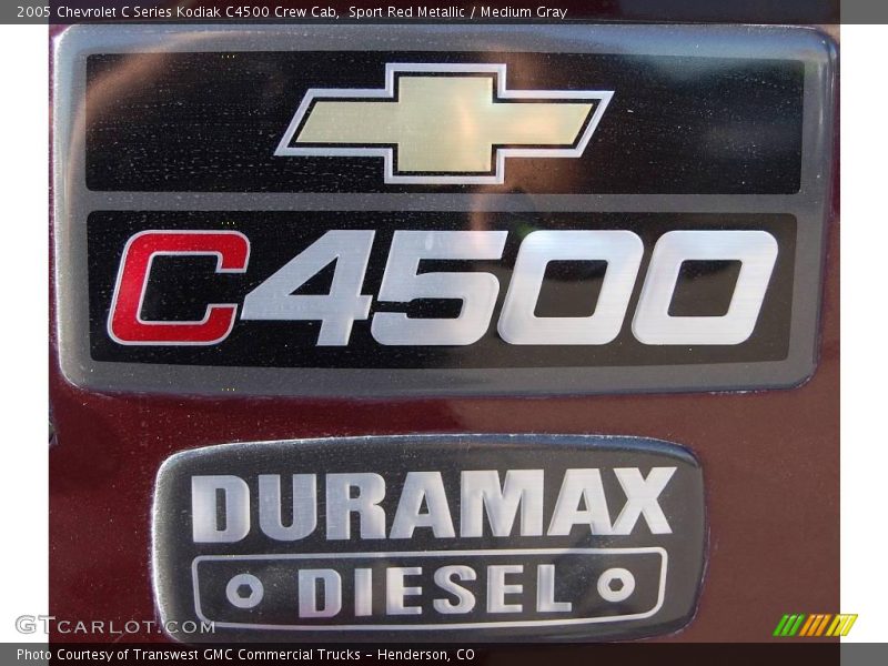 Sport Red Metallic / Medium Gray 2005 Chevrolet C Series Kodiak C4500 Crew Cab