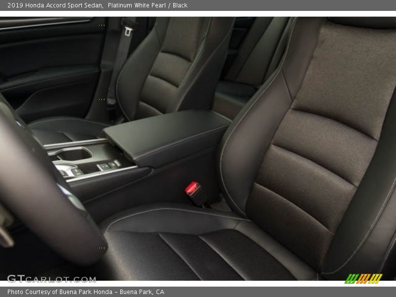 Front Seat of 2019 Accord Sport Sedan