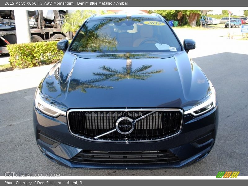 Denim Blue Metallic / Amber 2019 Volvo XC60 T5 AWD Momentum