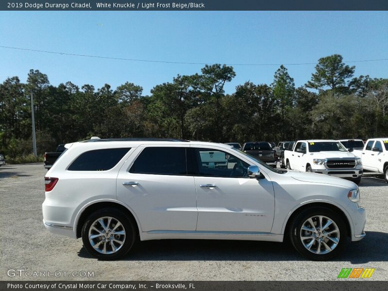 White Knuckle / Light Frost Beige/Black 2019 Dodge Durango Citadel