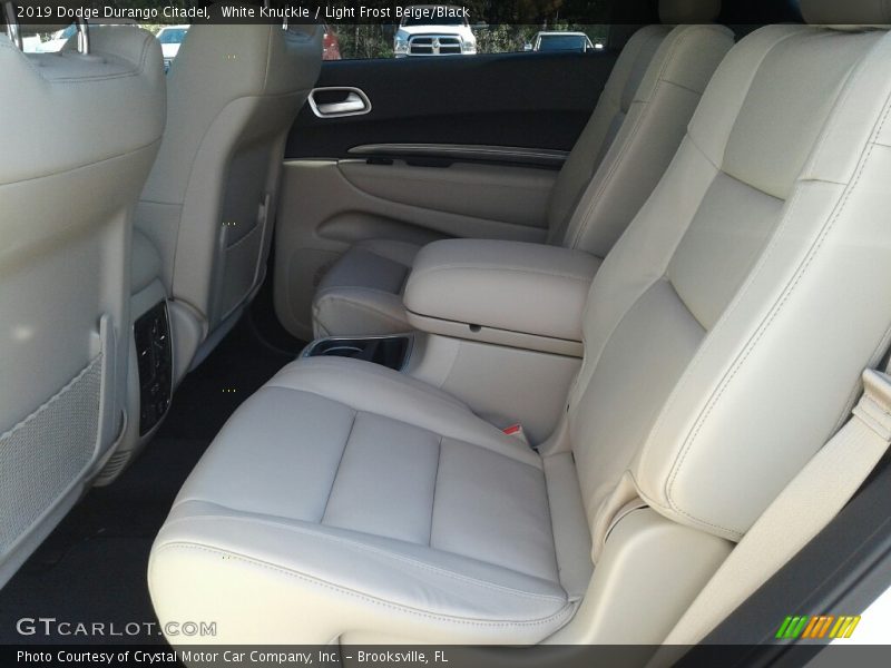 White Knuckle / Light Frost Beige/Black 2019 Dodge Durango Citadel