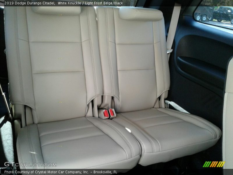 White Knuckle / Light Frost Beige/Black 2019 Dodge Durango Citadel