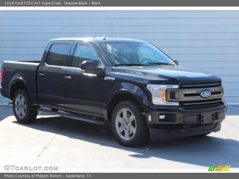 Shadow Black / Black 2018 Ford F150 XLT SuperCrew