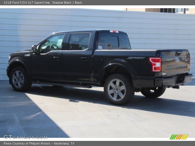 Shadow Black / Black 2018 Ford F150 XLT SuperCrew