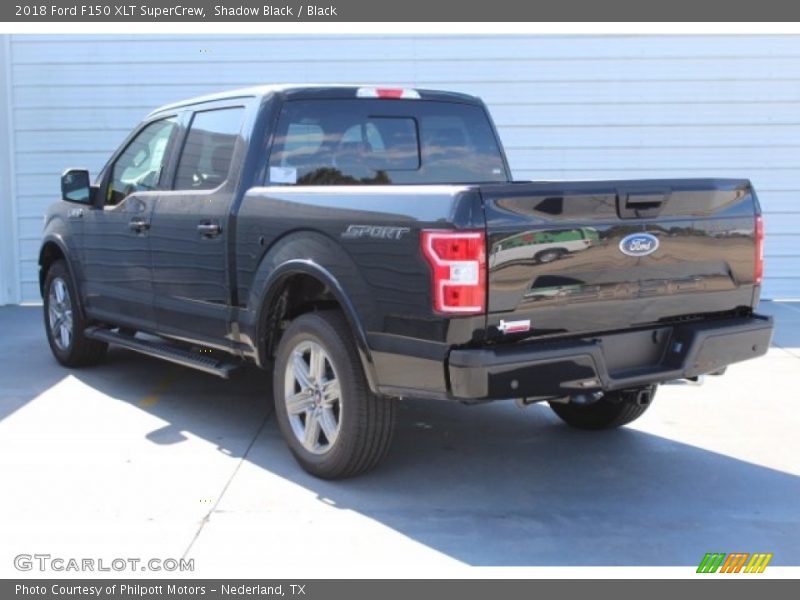 Shadow Black / Black 2018 Ford F150 XLT SuperCrew