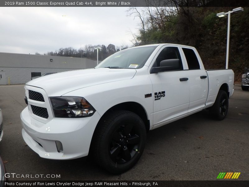 Bright White / Black 2019 Ram 1500 Classic Express Quad Cab 4x4