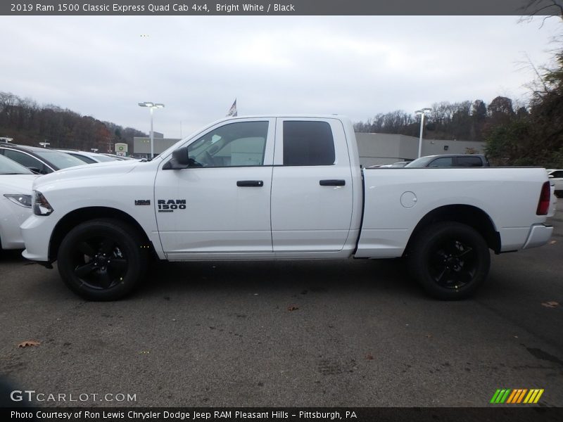 Bright White / Black 2019 Ram 1500 Classic Express Quad Cab 4x4