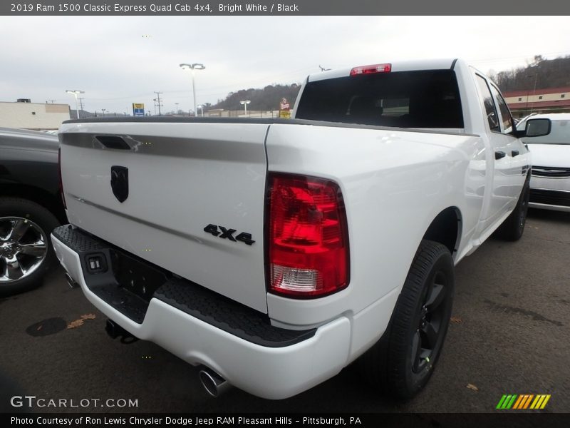 Bright White / Black 2019 Ram 1500 Classic Express Quad Cab 4x4