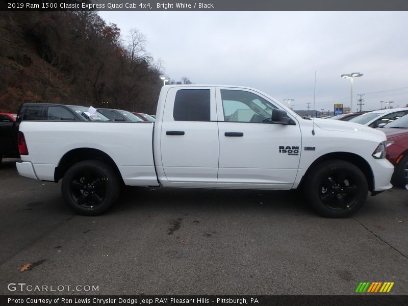 Bright White / Black 2019 Ram 1500 Classic Express Quad Cab 4x4
