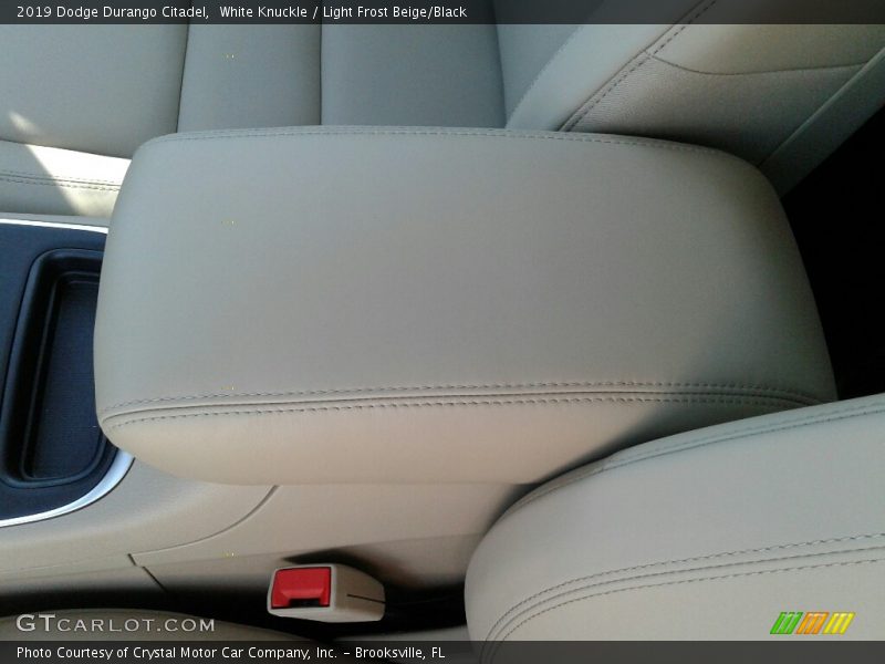 White Knuckle / Light Frost Beige/Black 2019 Dodge Durango Citadel