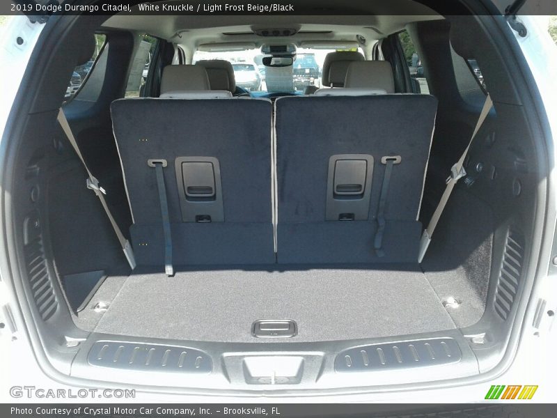White Knuckle / Light Frost Beige/Black 2019 Dodge Durango Citadel