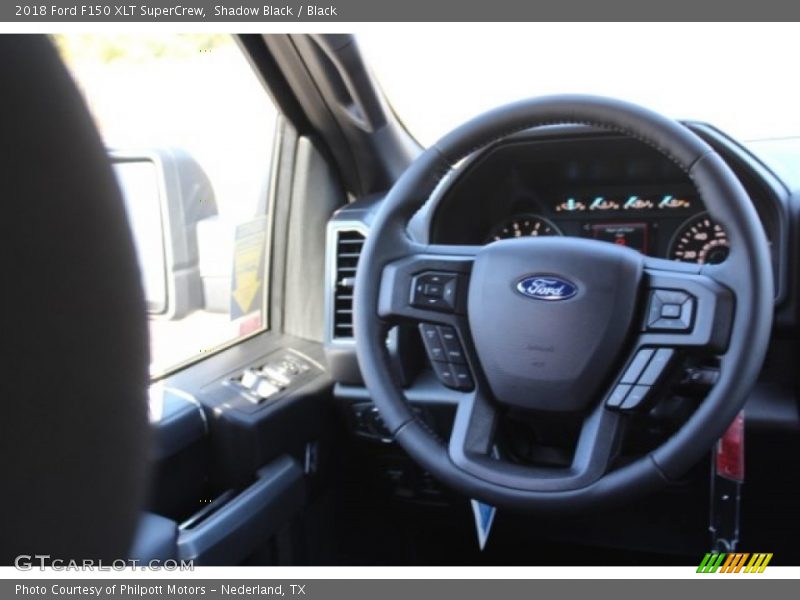 Shadow Black / Black 2018 Ford F150 XLT SuperCrew