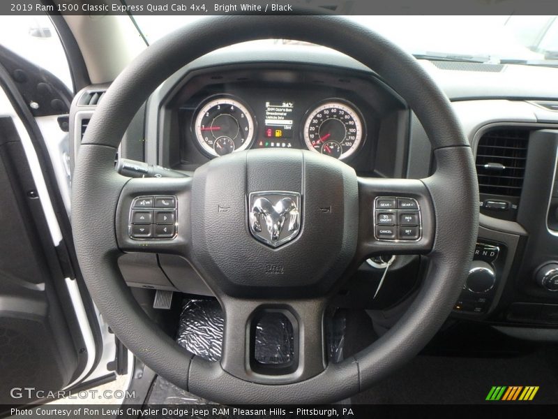 Bright White / Black 2019 Ram 1500 Classic Express Quad Cab 4x4