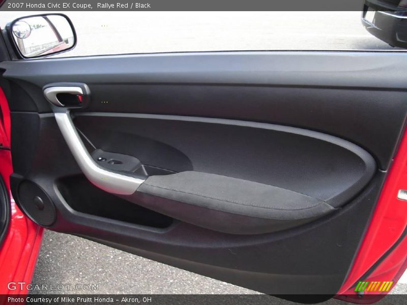 Rallye Red / Black 2007 Honda Civic EX Coupe
