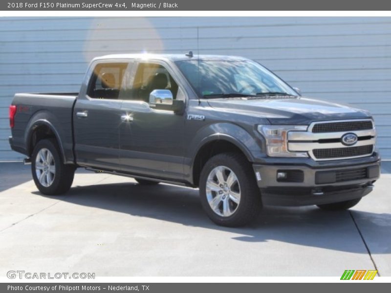 Magnetic / Black 2018 Ford F150 Platinum SuperCrew 4x4