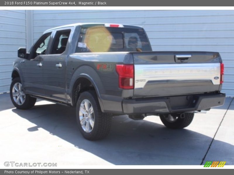 Magnetic / Black 2018 Ford F150 Platinum SuperCrew 4x4