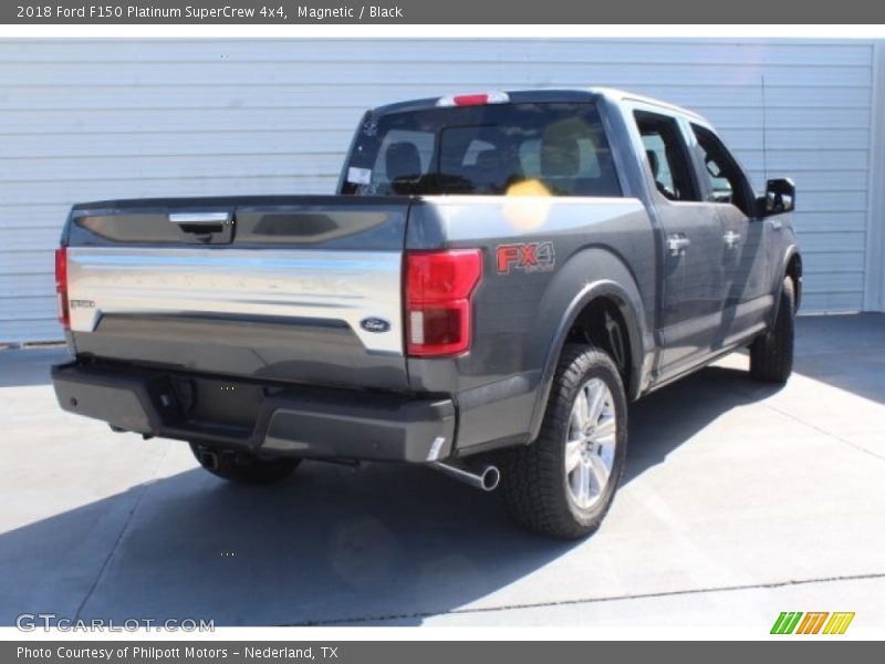 Magnetic / Black 2018 Ford F150 Platinum SuperCrew 4x4