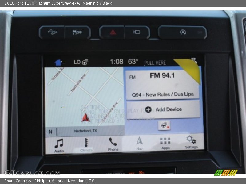 Magnetic / Black 2018 Ford F150 Platinum SuperCrew 4x4