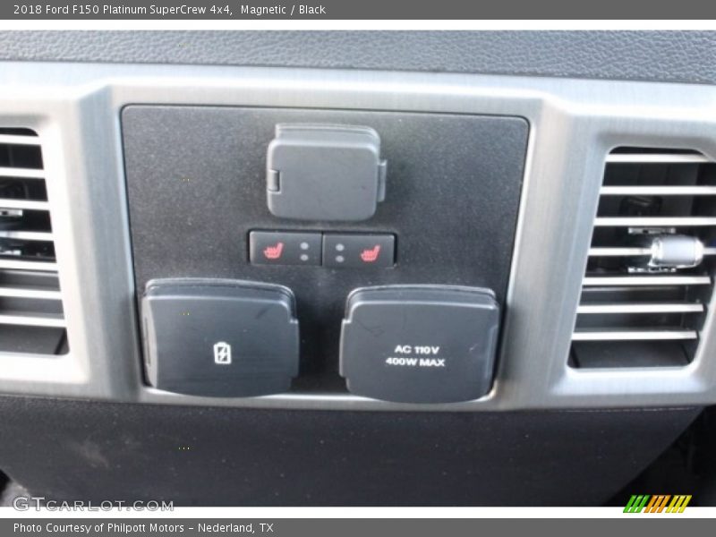 Magnetic / Black 2018 Ford F150 Platinum SuperCrew 4x4