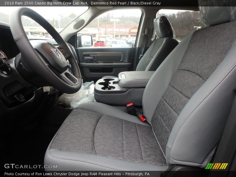 Delmonico Red Pearl / Black/Diesel Gray 2019 Ram 1500 Classic Big Horn Crew Cab 4x4