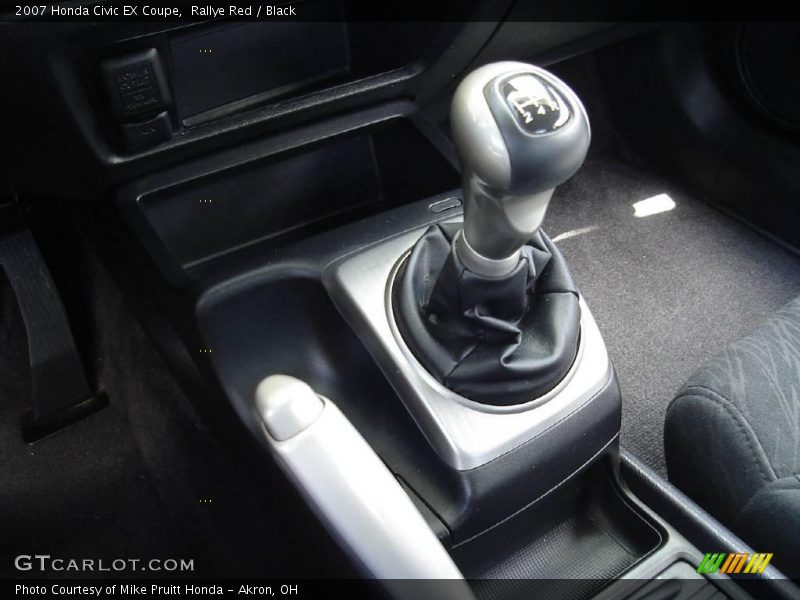 Rallye Red / Black 2007 Honda Civic EX Coupe